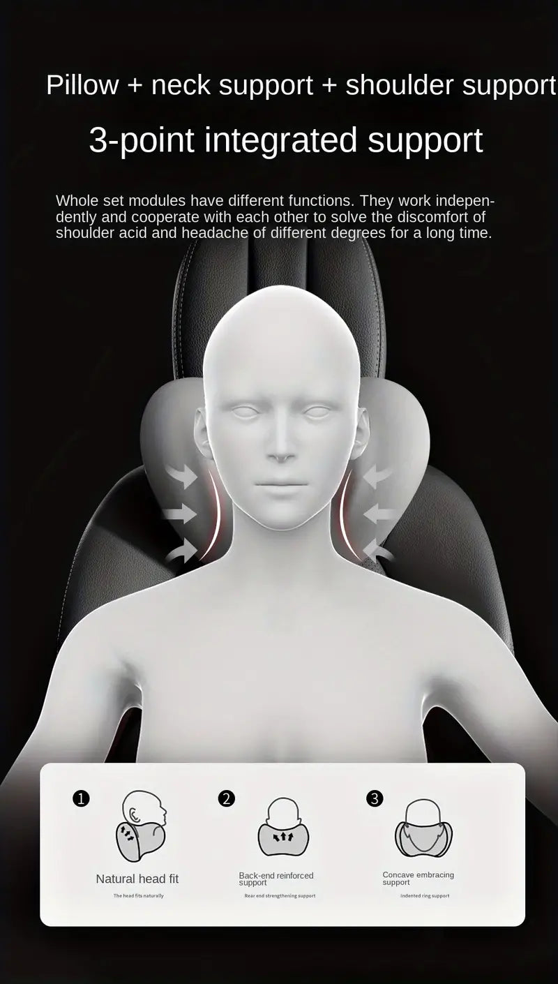 Cojín de Espuma Viscoelástica para Cuello de Coche para Todas las Estaciones