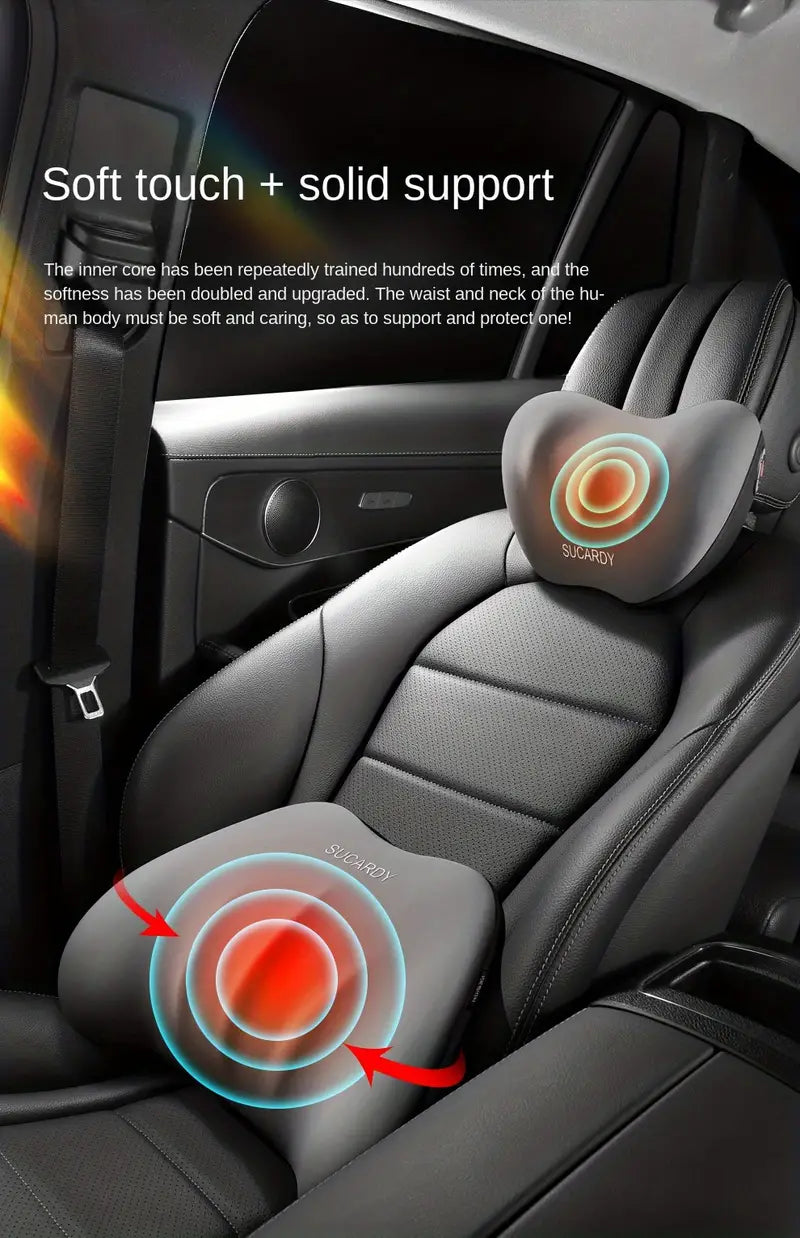 Cojín de Espuma Viscoelástica para Cuello de Coche para Todas las Estaciones