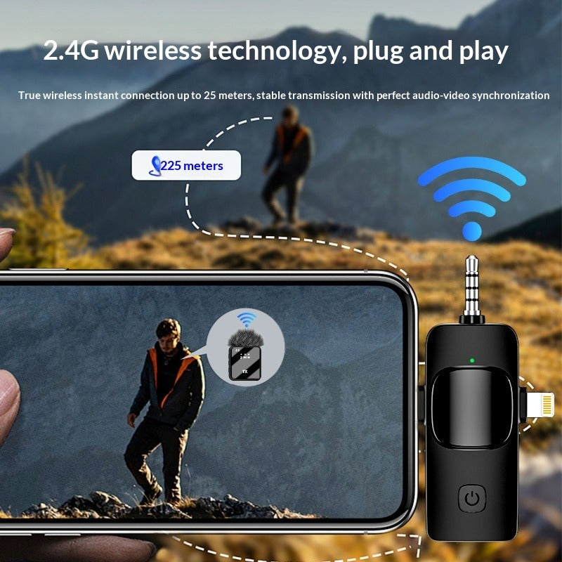 Micrófono Inalámbrico Mini Lavalier