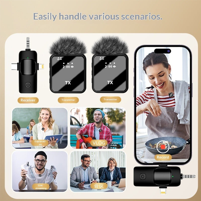 Micrófono Inalámbrico Mini Lavalier